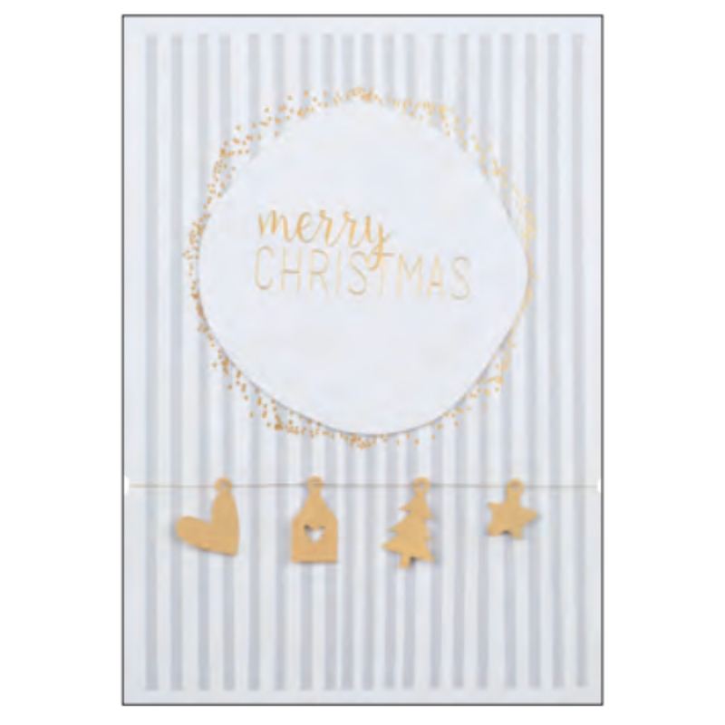 Räder - Biglietto di auguri - Natale - Filo con decorazioni 3D