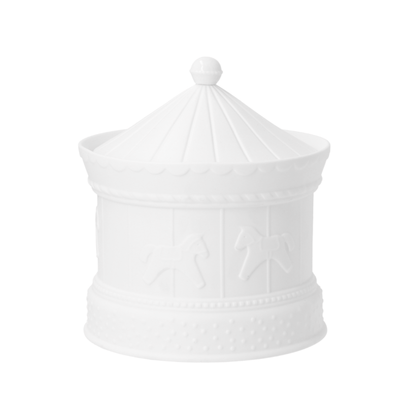 Räder - Barattolo portabiscotti in porcellana - Giostra D15x16cm