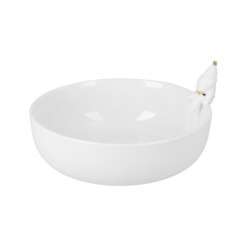 Räder - Ciotola svuotatasche in porcellana - Babbo Natale seduto 7x14cm