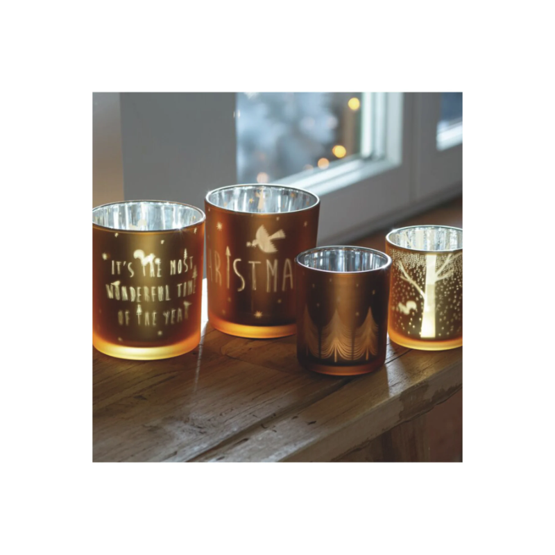 Räder - Bicchierino portacandela tealight - Scoiattolo 7x8cm