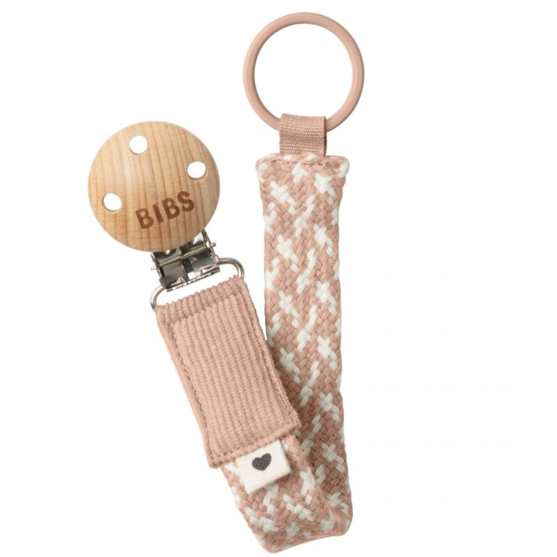 BIBS - Clip portaciuccio - Blush/Ivory - Rosa/Avorio
