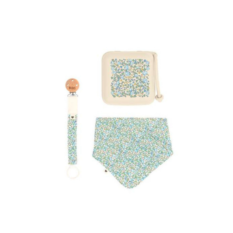 BIBS - Bavaglio a bandana - Liberty - Ivory - Avorio