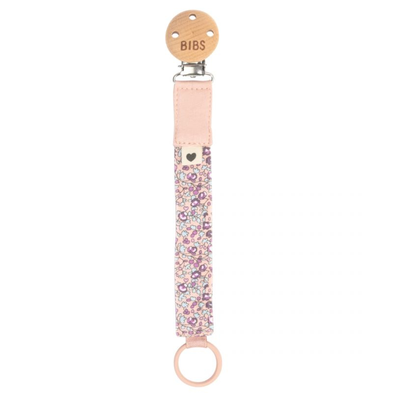 BIBS - Clip portaciuccio - Liberty - Blush - Rosa