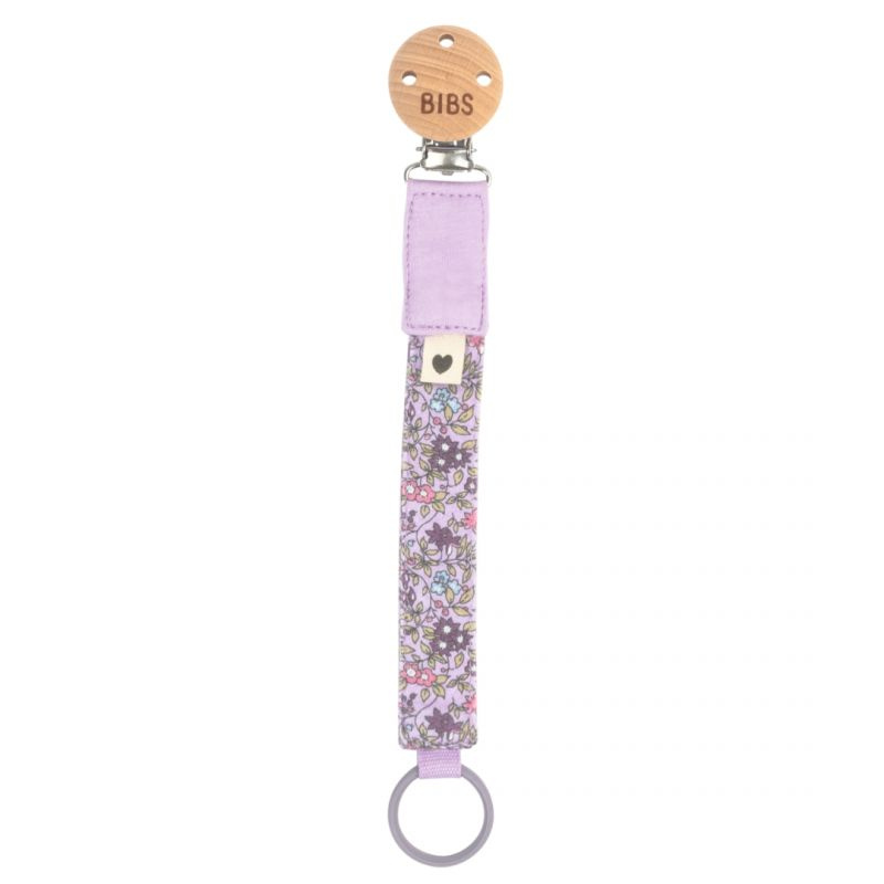 BIBS - Clip portaciuccio - Liberty - Violet Sky - Viola