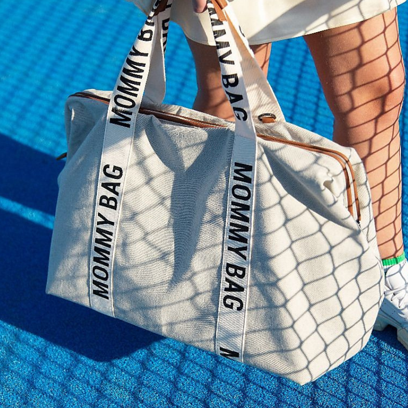 Signature - Borsone con materassino per cambio - Mommy Bag - Grigio chiaro