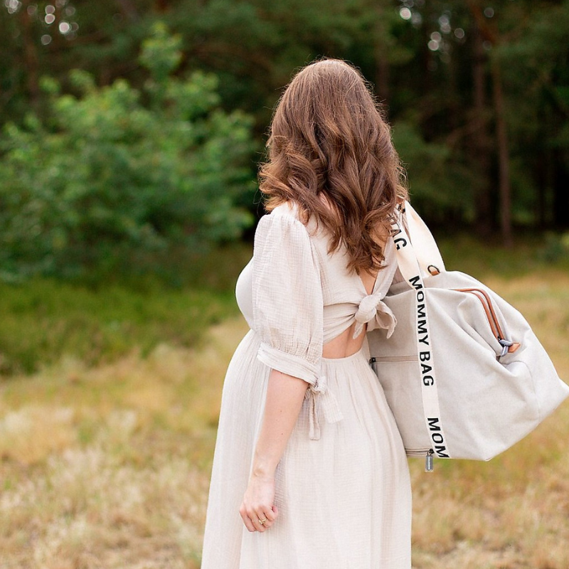 Signature - Borsone con materassino per cambio - Mommy Bag - Grigio chiaro