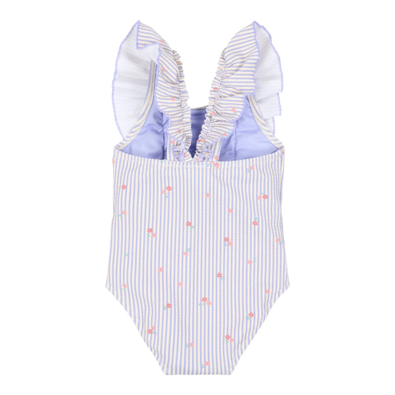 Little Dutch - Costume intero con volant bimba - Dreamy Stripes