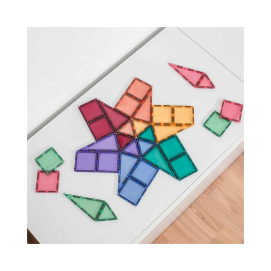 Forme colorate delle tessere Connetix mini pack