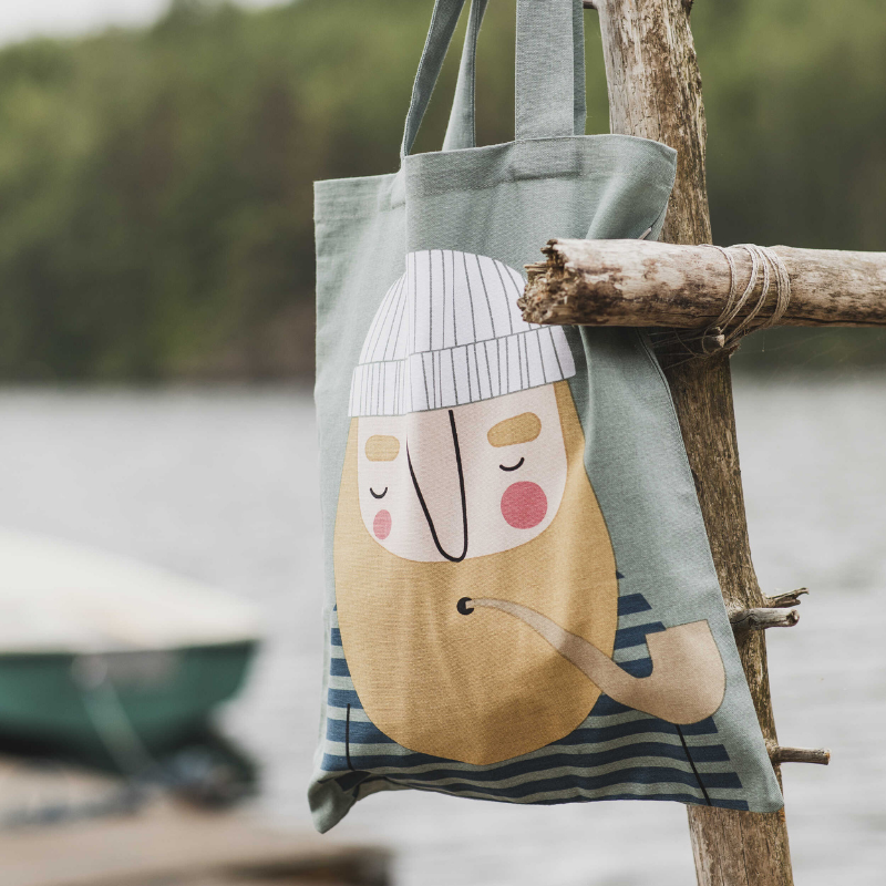 Spira of Sweden - Totebag cotone 37x47 cm - Ebbot
