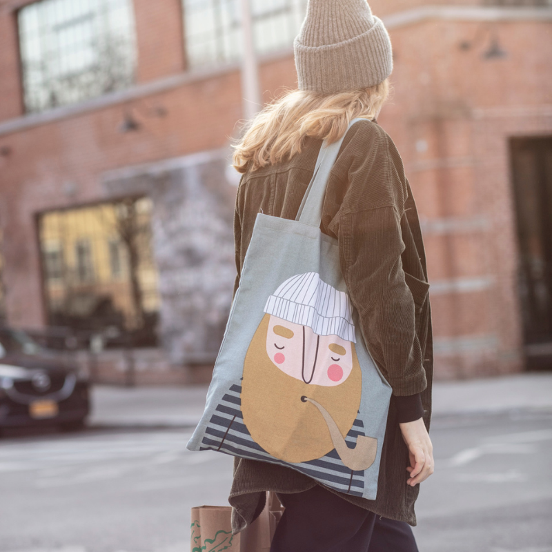 Spira of Sweden - Totebag cotone 37x47 cm - Ebbot