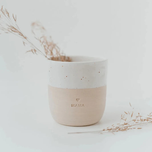 Eulenschnitt - Tazza in Ceramica incisa e realizzata a mano - Mamà