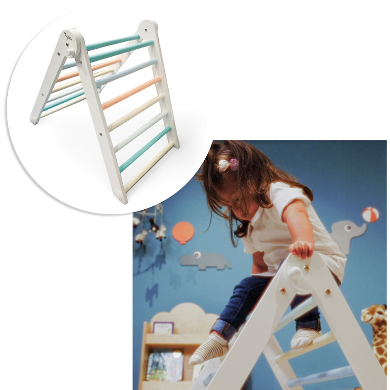 Family Nation - Triangolo Montessori Pikler Rainbow per equilibrio e agilià - Sunny Beach