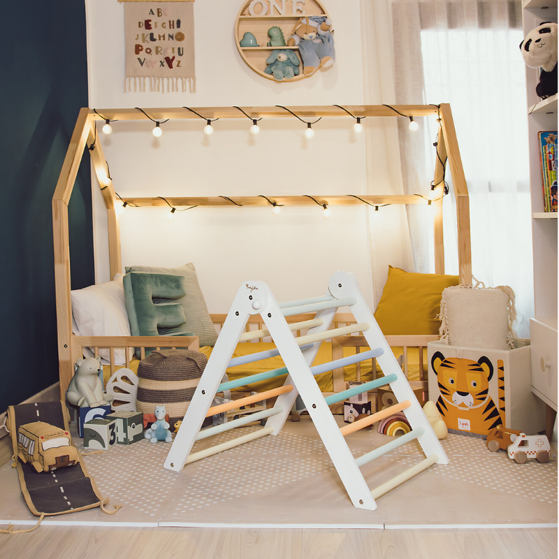 Family Nation - Triangolo Montessori Pikler Rainbow per equilibrio e agilià - Sunny Beach