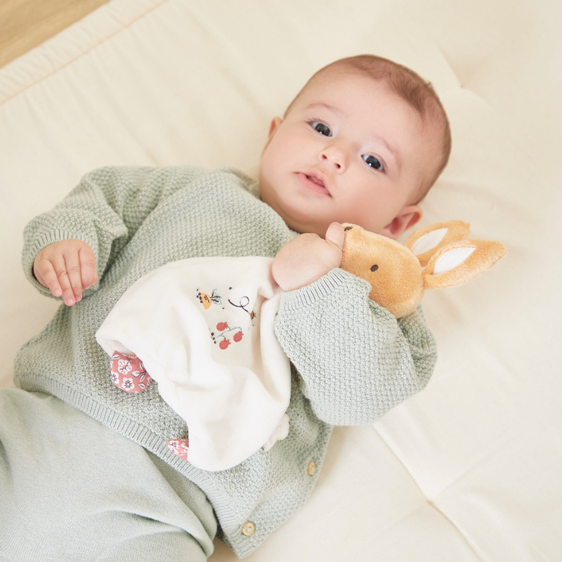 Kaloo - Cofanetto Regalo Doudou e Bola chiama angeli - Coniglio