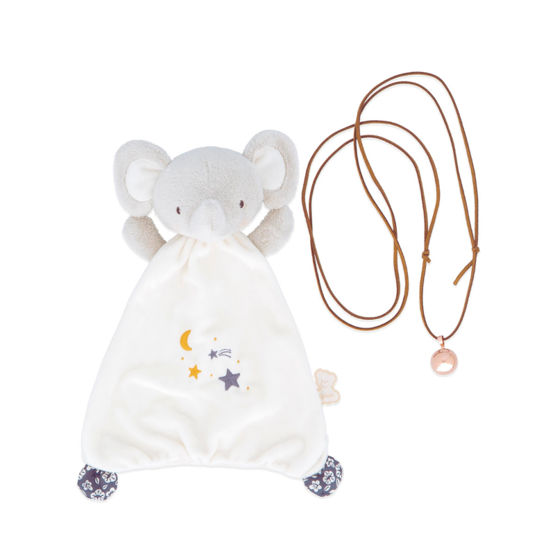 Kaloo - Cofanetto Regalo Doudou e Bola chiama angeli - Elefante