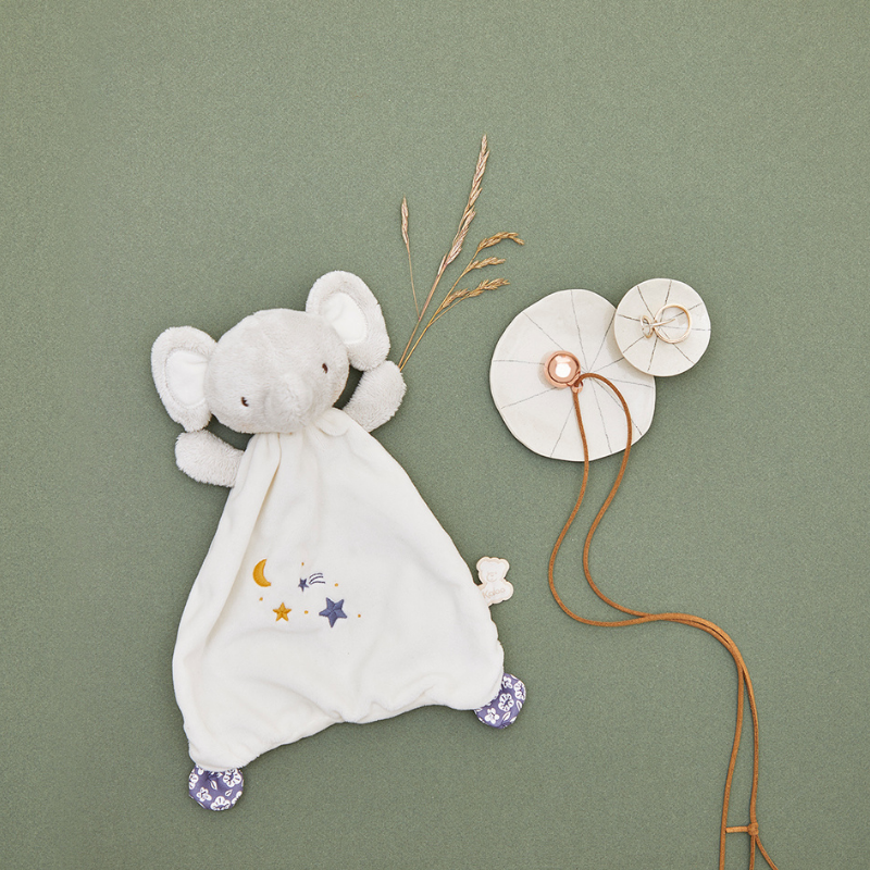 Kaloo - Cofanetto Regalo Doudou e Bola chiama angeli - Elefante