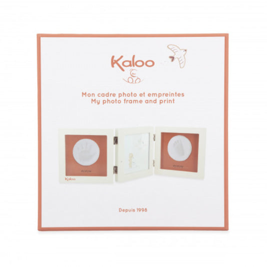 Kaloo - Cofanetto Regalo Cornice porta-foto e impronte