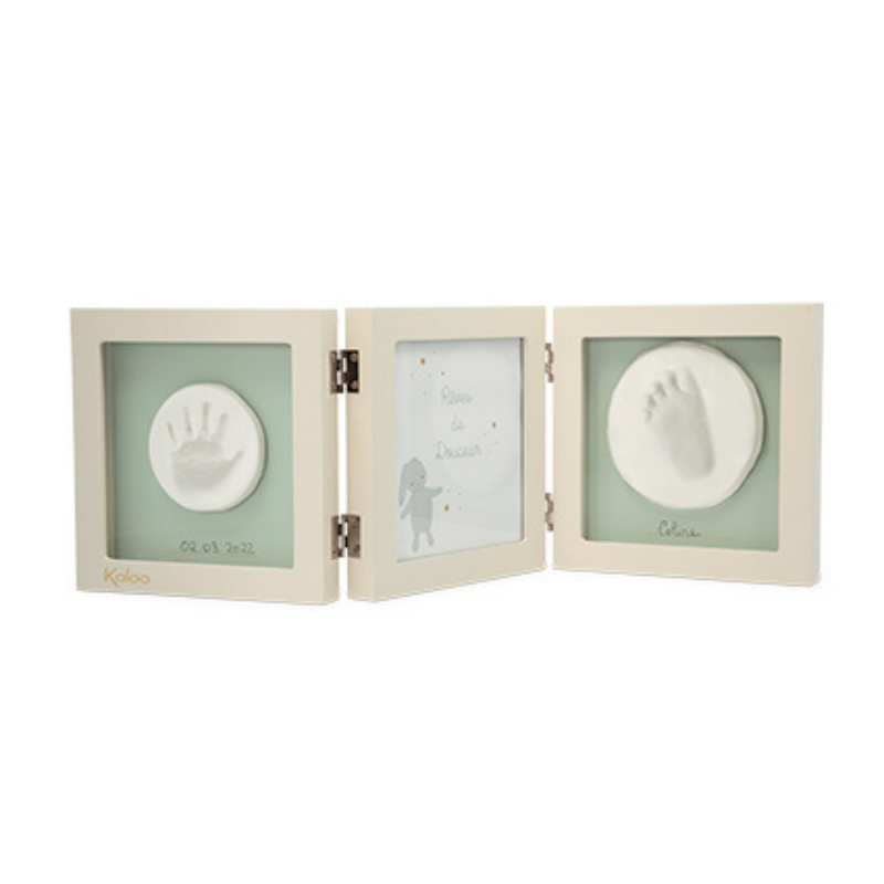Kaloo - Cofanetto Regalo Cornice porta-foto e impronte