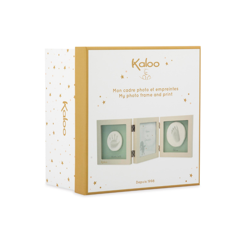 Kaloo - Cofanetto Regalo Cornice porta-foto e impronte