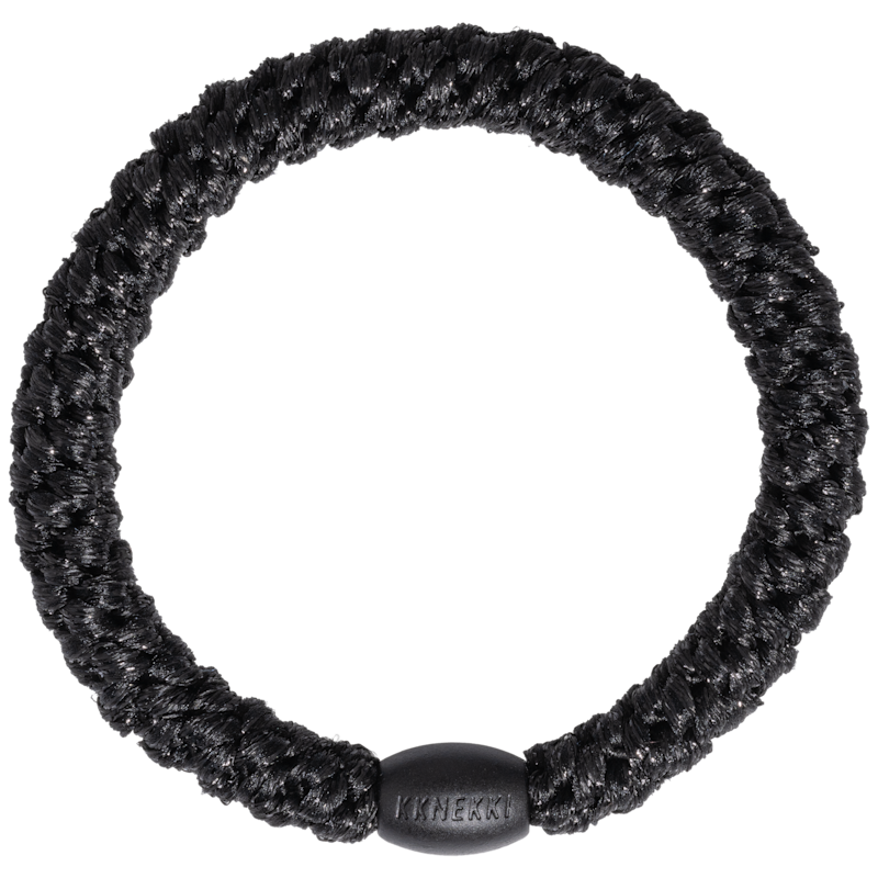 KKNEKKI - Elastico per capelli-braccialetto - Black glitter