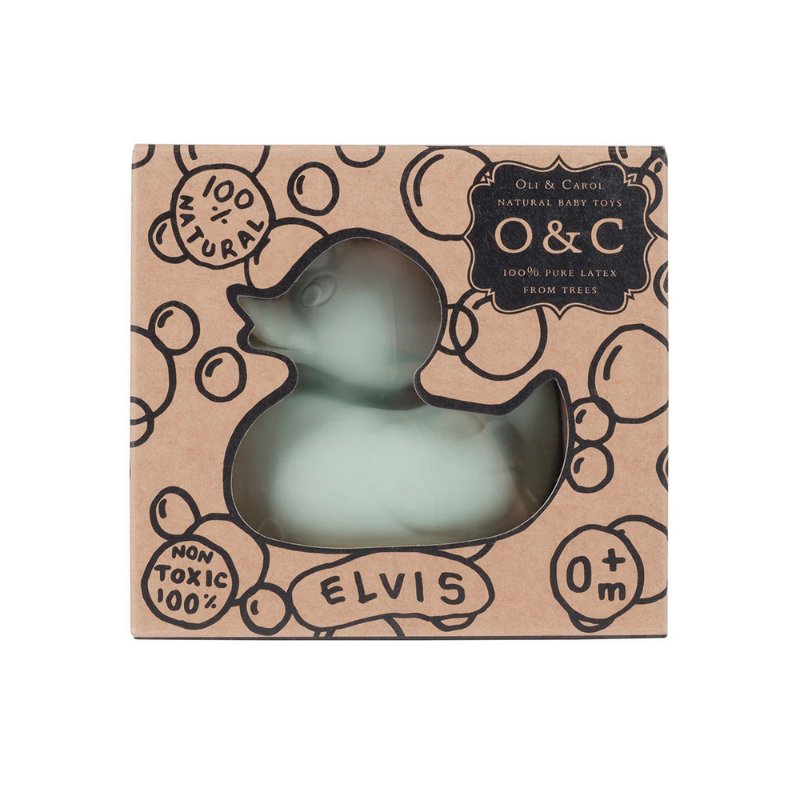 Oli&Carol - Paperella per bagnetto - Small Duck Monochrome Mint