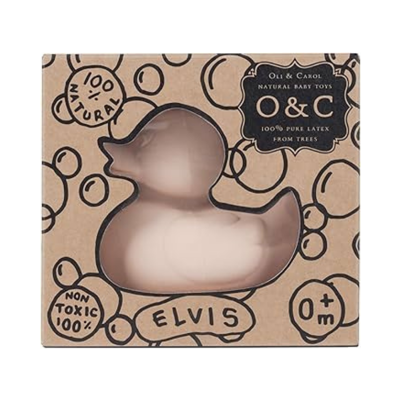 Oli&Carol - Paperella per bagnetto - Small Duck Monochrome Nude