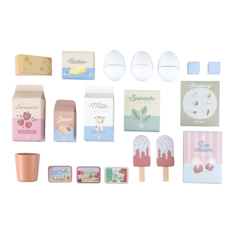 Little Dutch - Frigorifero con accessori - Limited Edition