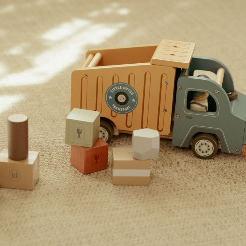 Little Dutch - Camion della spazzatura - Essentials