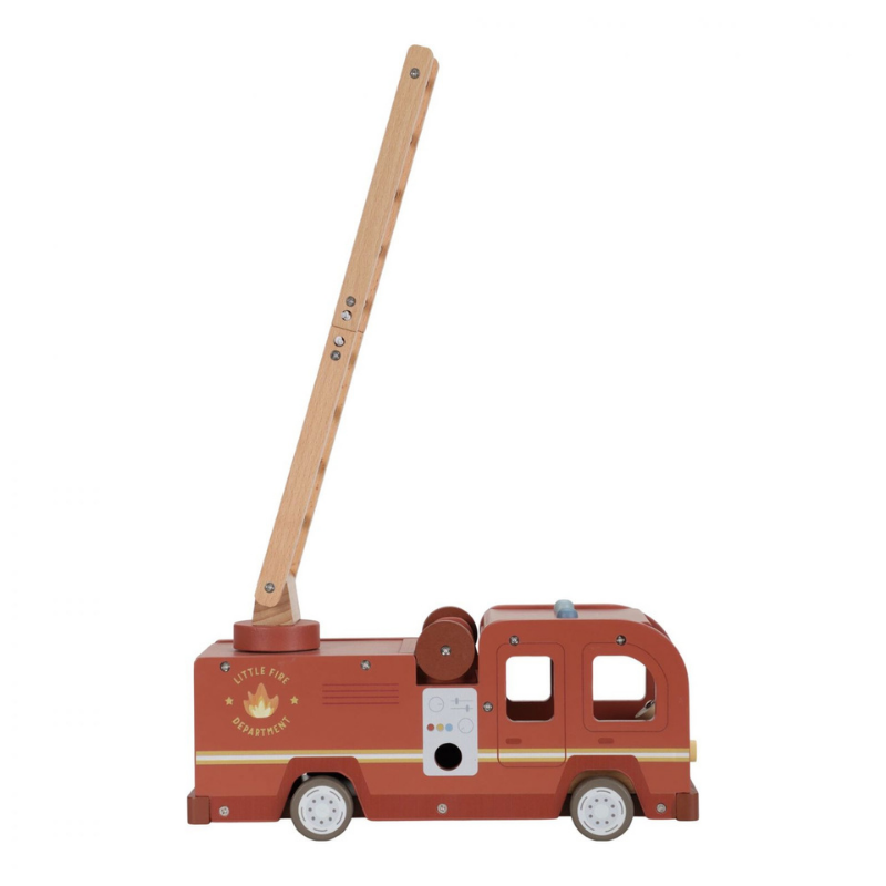 Little Dutch - Camion dei Pompieri e Vigili del Fuoco Grande con personaggi - Essentials