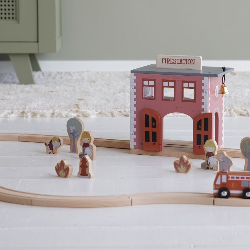 Little Dutch - Caserma Pompieri e Vigili del fuoco - Railway Set (Espansione)