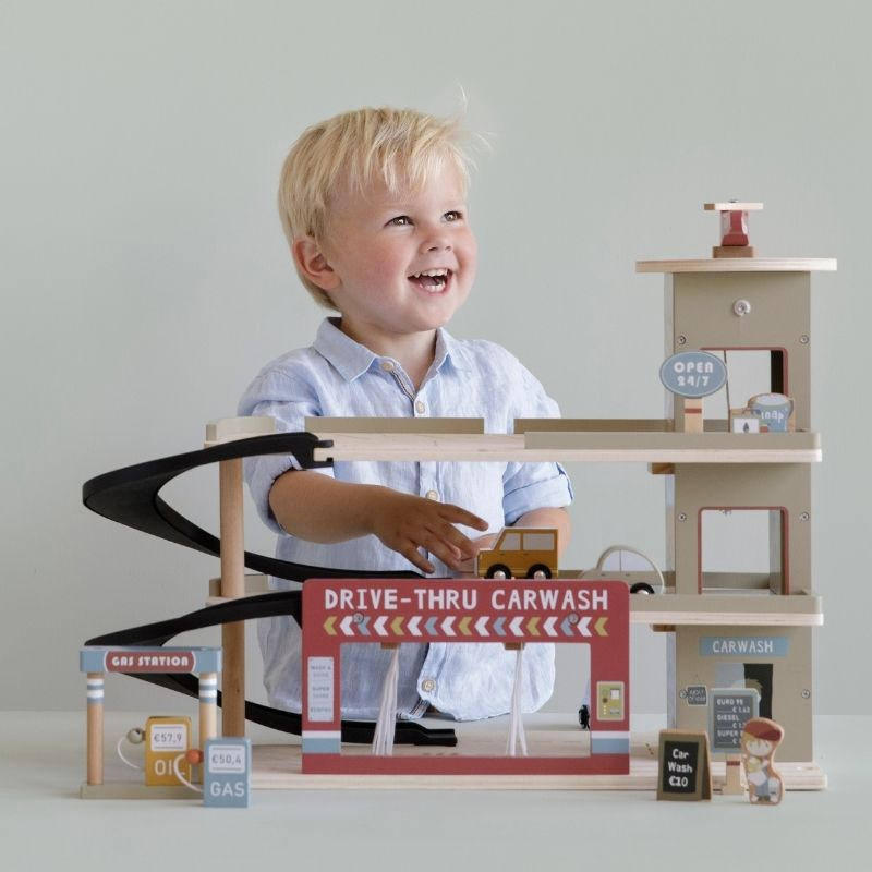 Little Dutch - Garage con macchinine - Railway set