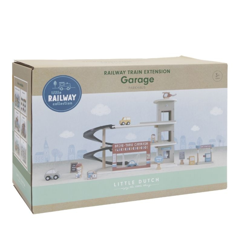 Little Dutch - Garage con macchinine - Railway set