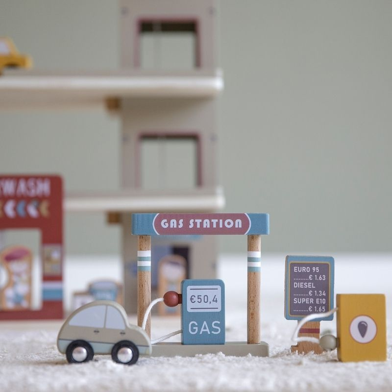Little Dutch - Garage con macchinine - Railway set
