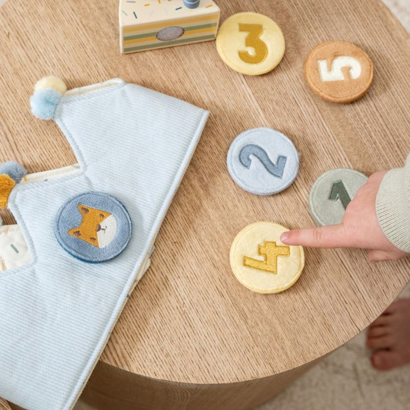 Little Dutch - Corona Compleanno in soffa con numeri riposizionabili - Blu