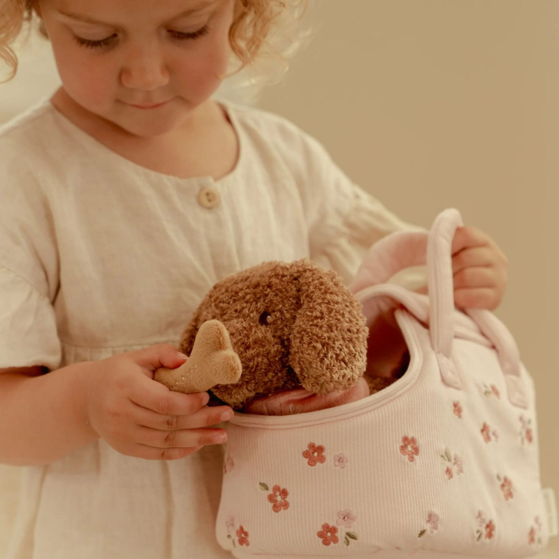 Little Dutch - Jackie - cane peluches con trasportino