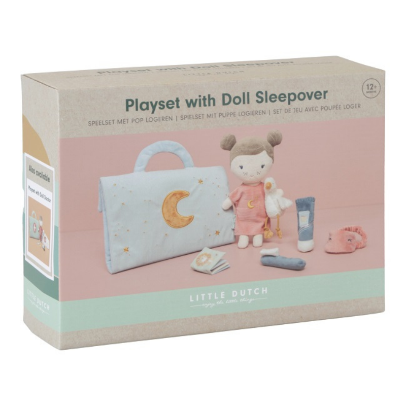 Little Dutch - PlaySet Nanna - Rosa con bambola morbida e accessori