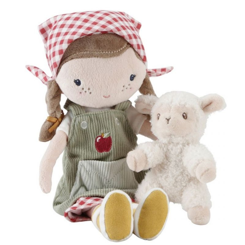 Little Dutch - Rosa - olandese con pecorella bambola morbida 35cm