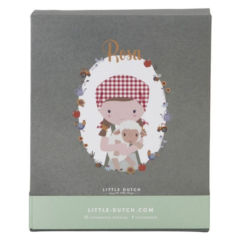 Little Dutch - Rosa - olandese con pecorella bambola morbida 35cm