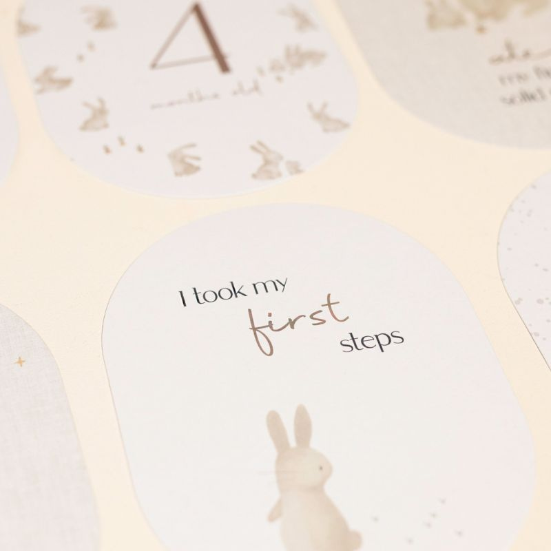 Little Dutch - Milestone Baby Cards - Carte foto ricordi - Baby Bunny