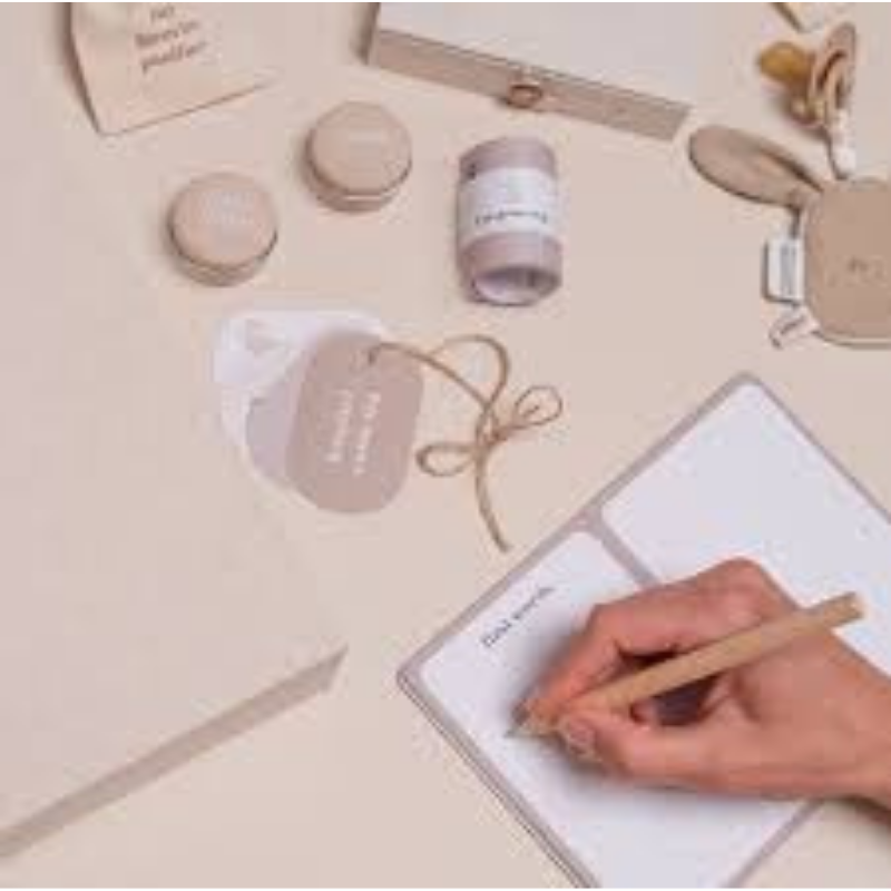 Little Dutch - Memory Box Nascita in lino - Baby Bunny