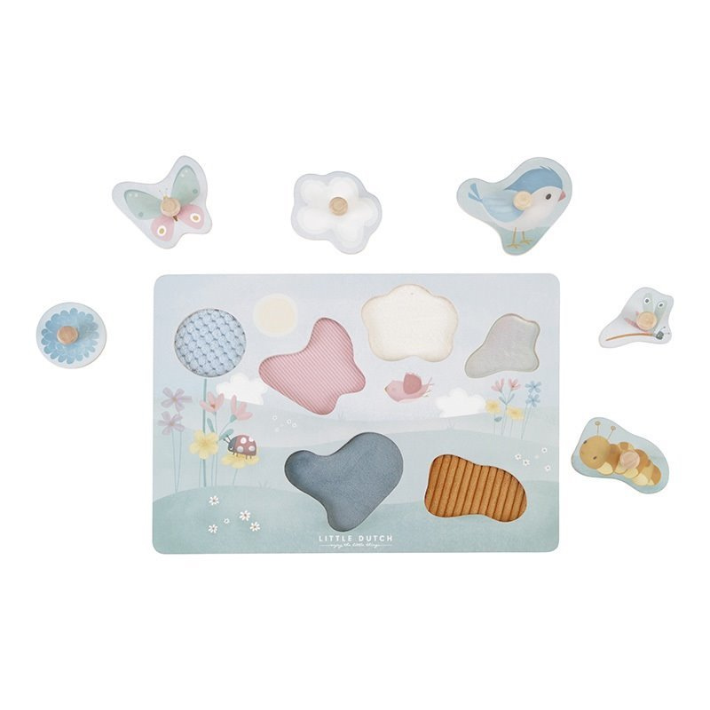 Little Dutch - Puzzle tattile - Flowers & Butterflies