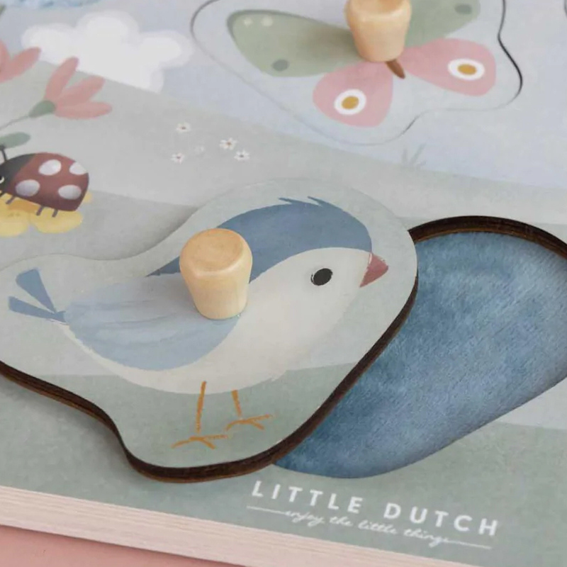 Little Dutch - Puzzle tattile - Flowers & Butterflies