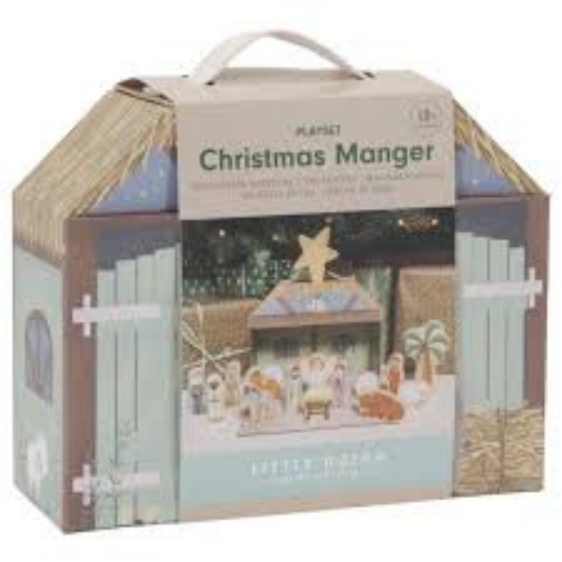 Little Dutch - Presepe in Legno con Valigetta - Natale