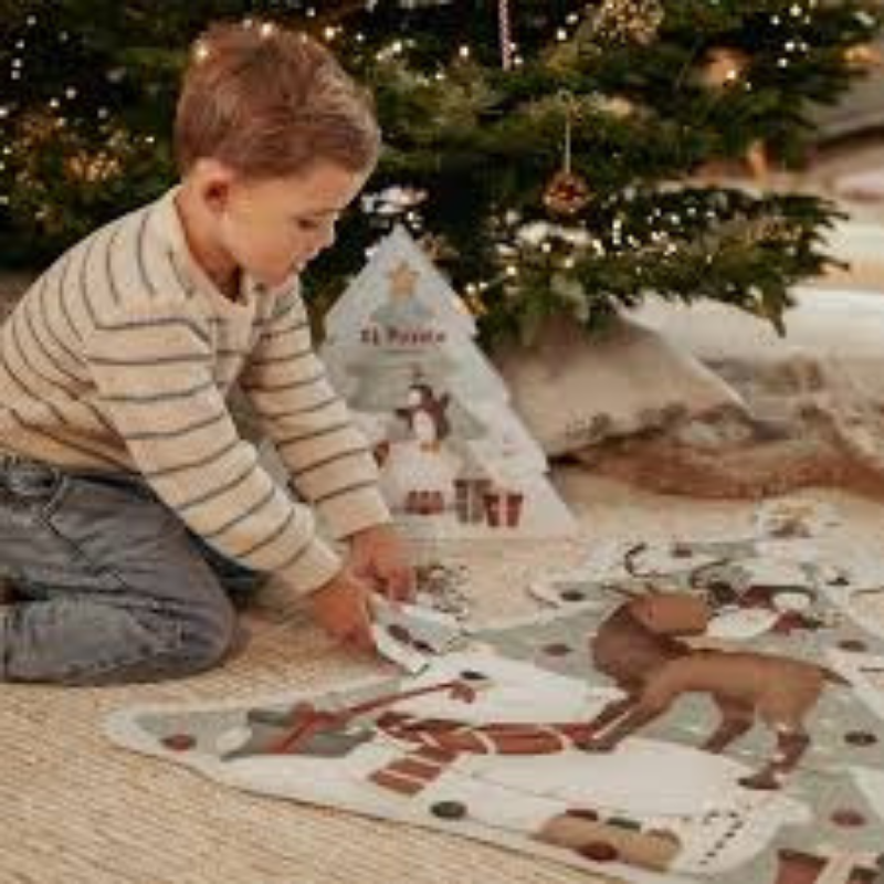 Little Dutch - Maxi Puzzle XL Albero di Natale 35 Pezzi - Natale