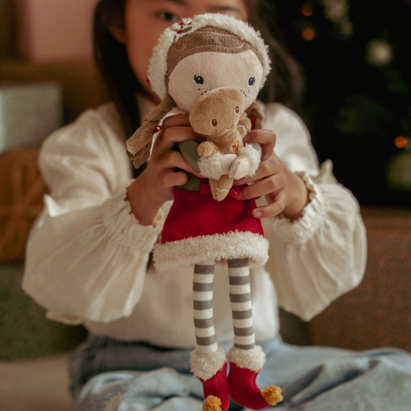 Little Dutch - Rosa Elfa - bambola morbida 35cm - Natale