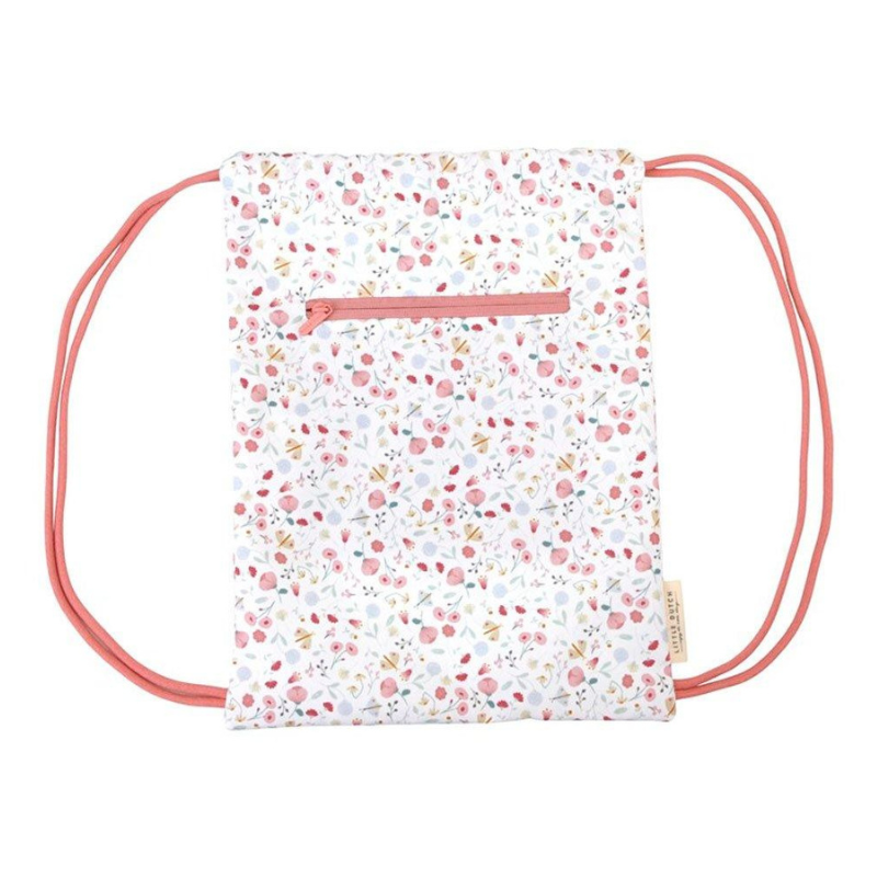 Little Dutch - Sacchetta con Lacci in PET riciclato - Flowers & Butterflies