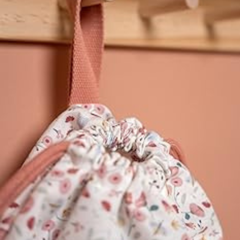 Little Dutch - Sacchetta con Lacci in PET riciclato - Flowers & Butterflies
