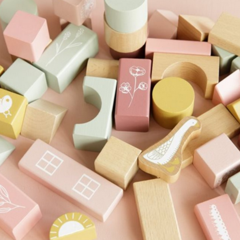 Little Dutch - Buliding Blocks Costruzioni - Rosa