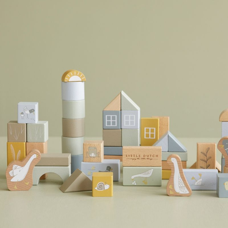 Little Dutch - Building Blocks Costruzioni - Blu