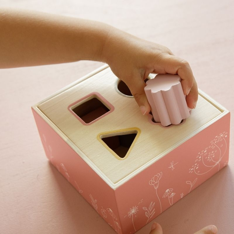Little Dutch - Cubo con forme ad incastro - Rosa
